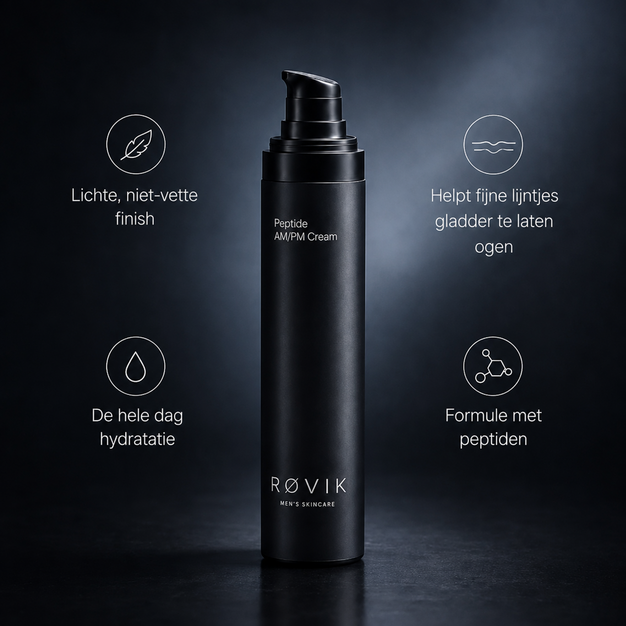 RØVIK Peptide AM/PM Crème met productvoordelen